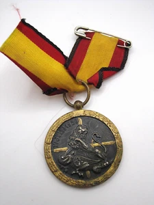 MEDAGLIA CAMPAGNA DI SPAGNA 1936-39 ARRIBA ESPANA - BRONZO- NASTRINO -3.6cm - Picture 1 of 4