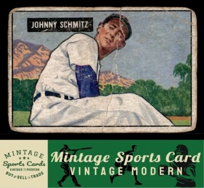 1951 Bowman - Johnny Schmitz - #69  Chicago Cubs - Image 1 of 2