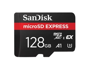 Karta microSD Express SanDisk, technologia QuickFlow, SDSQXFN-128G-GN4NN - Zdjęcie 1 z 6