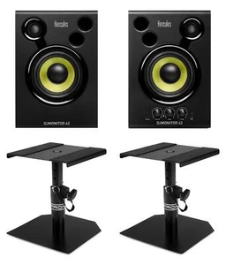 Hercules DJMonitor 42 Set Altavoces Activos 80W 4" woofer Kevlar Trípode de Mesa - Imagen 1 de 9