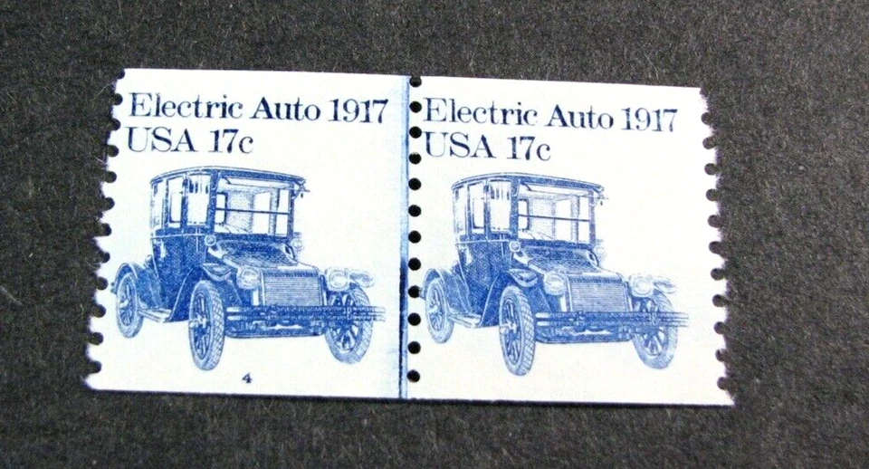US PNC Stamp Scott# 1906 Electric Auto 1984 P#4 MNH H314 - Image 1 of 1
