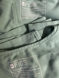 FIGS Women’s Mint Size L Casma Top/Size M *Petite* Zamora Pants - Picture 1 of 3