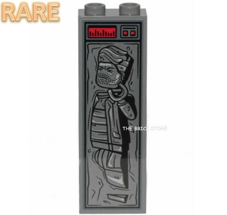 LEGO STAR WARS V1 HUMAN IN CARBONITE - 75292 - 2020 - UNPLIED STICKER - NEW - Image 1 of 1