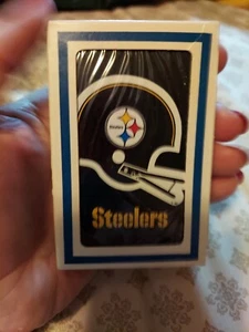Pittsburgh Steelers Vintage NFL Playing Cards Deck Sealed New NOS 1969 - Picture 1 of 6