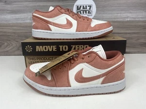 Nike Air Jordan 1 Low Women's Sky Orange Sail White (FN3722-801) Multi Size - Picture 1 of 10