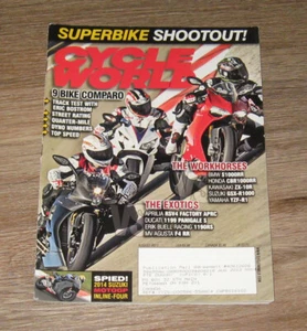 Cycle World magazine August 2012 Superbikes! ERIC Bostrom DUCATI Panigale S - Picture 1 of 1
