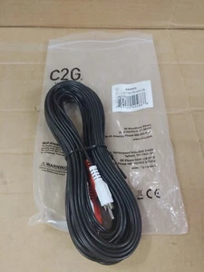 C2G 25 FT VALUE SERIES RCA AUDIO CABLE #40466 - Picture 1 of 4