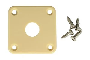 Guitarras Jack Plate Cream para Les Paul - Imagen 1 de 4