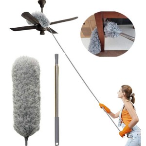 Telescoping Microfiber Duster Bendable Cleaner for Ceiling Fan Lamp Cobweb Car