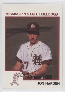 1990 Mississippi State Bulldogs Team Issue Jon Harden