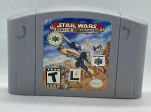 Star Wars Rogue Squadron Nintendo 64 N64 Authentic Tested Working - Picture 1 of 4