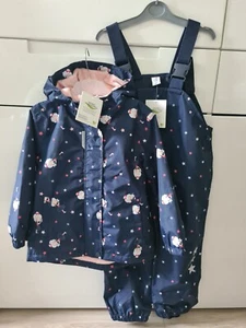 2teiliger Regenanzug Mädchen Größe 104 Neu - Bild 1 von 5