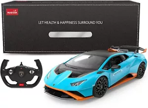 Large RC Lamborghini Huracan Remote Control Car 1:14 Boys Toy Kids Gift Blue - Picture 1 of 8