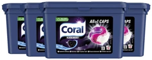 (0,39 €/WL) Coral Allin1 Caps Detergente Nero Velvet Detergente Colorante 4 X 16 WL - Foto 1 di 1