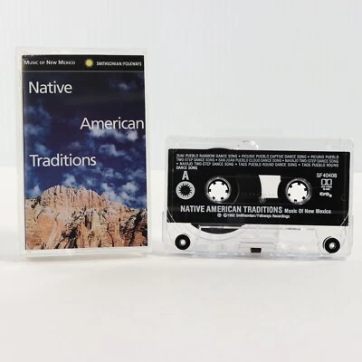 Native American Traditions: Music of New Mexico (Cassette Tape, 1992) C-SF40408 - Image 1 of 4