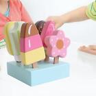 Wood Ice Cream Toy Wooden Toy Role Play Pretend Toy for Girls Boys