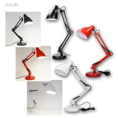 Schreibtischleuchte DIAN, ohne/mit E27 LED Birne 230V, Lese-Lampe-Leuchte - Bild 1 von 4