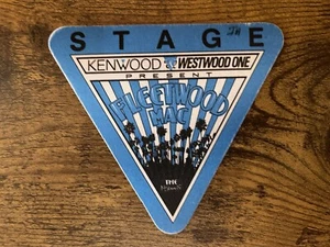 Fleetwood Mac - The 1987 Tour - 1987 Stage Hand Backstage Pass - Unpeeled! - Bild 1 von 8