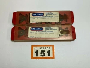 STELLRAM GR116040000 Carbide Inserts Grade MG12 (Pack of 10) **NEW** (EB5-151) - Picture 1 of 2