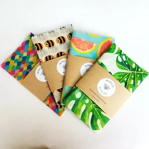 Handmade Beeswax Food Wraps | Reusable Wrap | Reduce Waste | Eco Friendly - Picture 1 of 53
