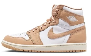 Scarpe donna taglia 11 Air Jordan 1 Retro Hi OG Praline/Bianco-Vela FN6622 201 - Foto 1 di 8