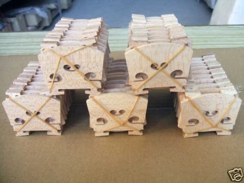 4/4 violin bridge Fine maple 80 pcs laser cut high quality violin parts Yinfente - Image 1 of 1