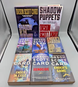 Ender's Game Series Book Lot of 8 Orson Scott Card SciFi Some Hardcover 1st Ed - Imagen 1 de 12