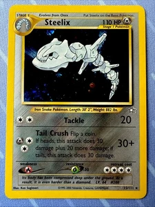 Steelix Holo Rare 15/111 Neo Genesis VINTAGE 2000 Pokémon - Bild 1 von 16