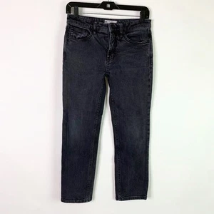 Pantalones de mezclilla Free People para mujer talla 26 ajustados cortos desteñidos negros 61855-16515125 - Imagen 1 de 4