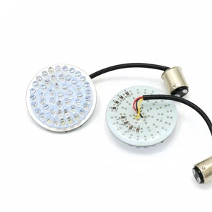 1157 LED Bullet Turn Signal Bulbs for Harley Dyna Softail Touring 1 Pair - Picture 1 of 9