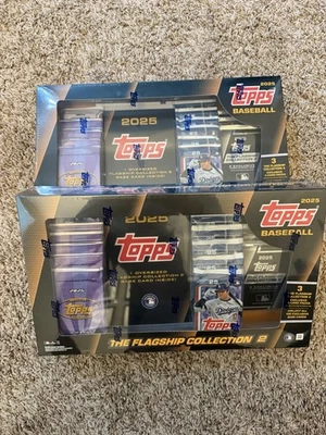 2x 2025 Topps Baseball Flagship Collection 2 - Costco  Bundle Box Set- In Hand - Image 1 of 2