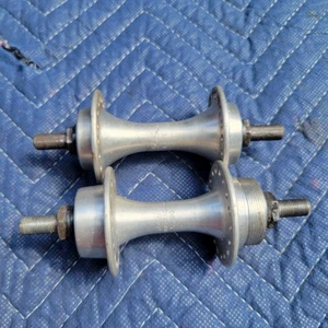 Vintage 90’s Mid School ACS  BMX Hubs 36H Set 3/8” Silver Race Freestyle Dyno GT - Picture 1 of 3