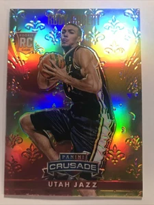 Rudy Gobert 2014-15 Panini Crusade #51 RROOKIE RC RED GOLD PRIZM /349 - Picture 1 of 3