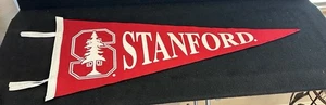 Vintage Leland Stanford University College College Filz Wimpel Banner rot - Bild 1 von 11