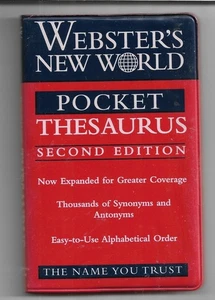Webster's New World Pocket Thesaurus Second Edition - Free Shipping - Picture 1 of 2