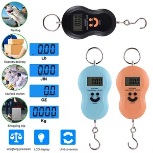 Báscula de equipaje colgante digital LCD de viaje portátil peso electrónico 110 lb/50 kg - Imagen 1 de 17