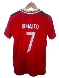 CAMISETA FUTBOL HOMBRE RONALDO #7 FC MANCHESTER UNITED 2021/2022 UEFA TALLA L - Imagen 1 de 11