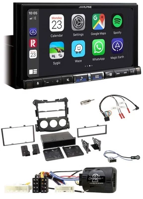 Alpine 2DIN DAB USB Lenkrad Bluetooth Autoradio für Nissan 370Z 09-13 Roadster B - Bild 1 von 4