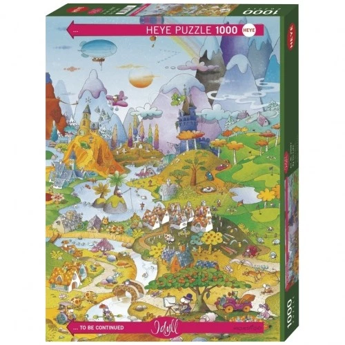 Heye Mordillo Idyll Lake Jigsaw Puzzle (1000 Pieces)