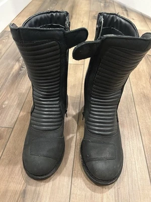 防水摩托车靴,带加强踝部保护 — 第 1/3 张图片