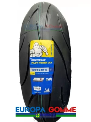 MICHELIN PNEUMATICO MOTO 190/55 ZR17 75W PILOT POWER 2CT DOT 2025/24 BIMESCOLA POSTERIORE