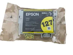Epson T127 Yellow Ink Cartridge. - Picture 1 of 2