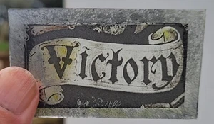 Stained Glass Victory glass church window fragment - Picture 1 of 3