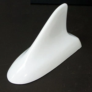 CAR ROOF TRUNK DECORATION SHARK FIN ANTENNA WHITE - Bild 1 von 3
