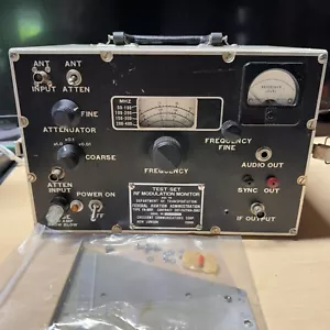 FAA Test set RF modulation monitor 1960's, for parts/repair 50-400 MHZ frequency - Picture 1 of 20