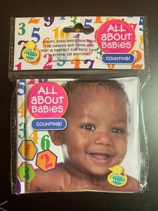 KAPPA ALL ABOUT BABIES COUNTING! BATH TIME BABY BOOK SOFT PLASTIC WATER-PROOF - Imagen 1 de 2