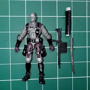 Hasbro Gi Joe vs Cobra SNAKE EYES (v13) Complete All Accessories 2002 Purple - Picture 1 of 11