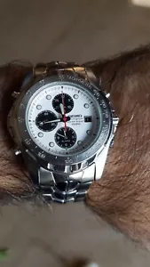 Ultra seltene, schwer zu findende Seiko Panda Diver Chronograph Alarm Armbanduhr - Bild 1 von 19
