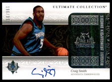 2006-07 Ultimate Collection #186 Craig Smith RC Auto /350 - NM-MT