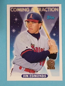 1993 Topps Marlins Inaugural RC Jim Edmonds California Angels #799 ⚾ - Picture 1 of 2